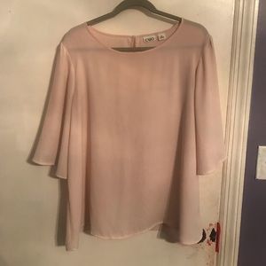 Light Pink 3/4 Sleeve Top